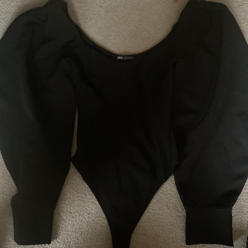 Zara black bodysuit